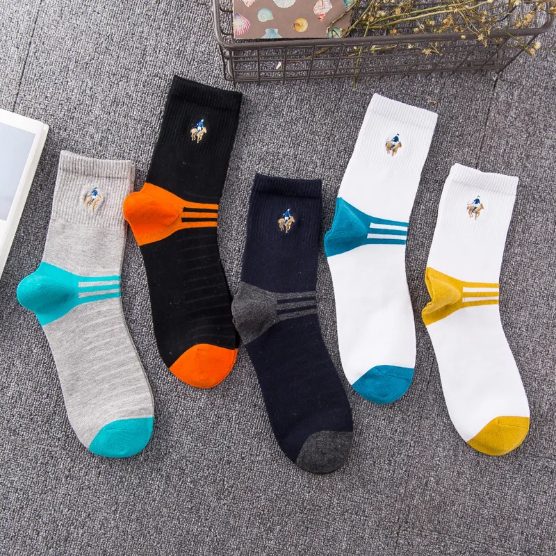 2021 новый модный бренд причал поло с вышивкой для женщин дышащий хлопок носки