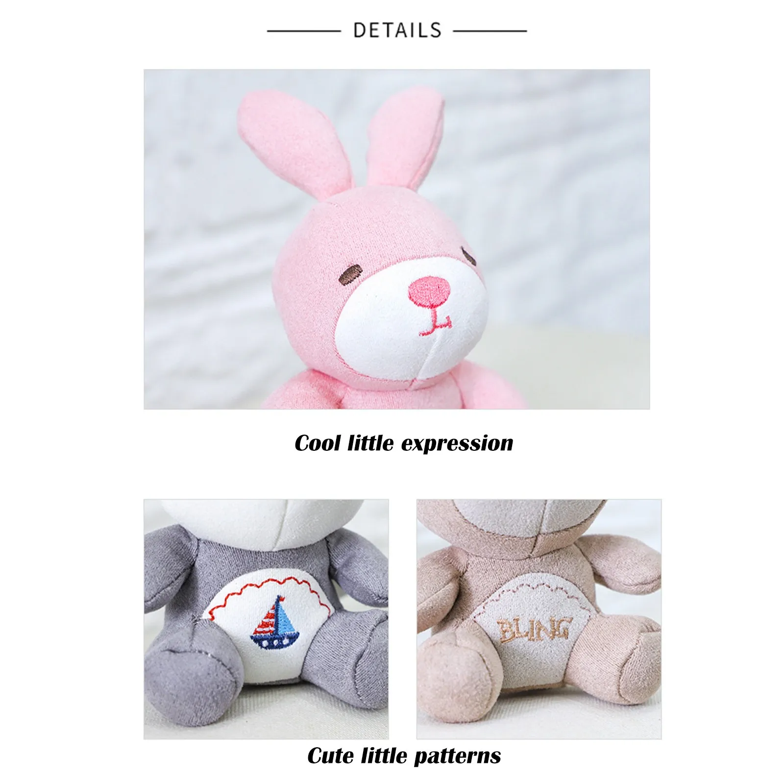 

Cute Group Pendant Small Doll C artoon Plush Key Chain Bear Cute Hanging Ornament Gift for Kids Baby Children Girl favorite gift