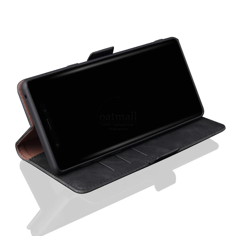 Роскошный тонкий кожаный чехол в стиле ретро для Samsung Note 9 бумажник с подставкой