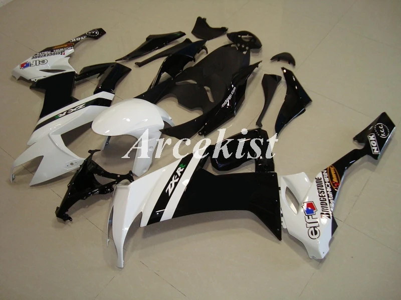 

New ABS Motorcycle Whole Fairings kit Fit for Kawasaki Ninja ZX-10R 2008 2009 2010 08 09 10 Bodywork set white black
