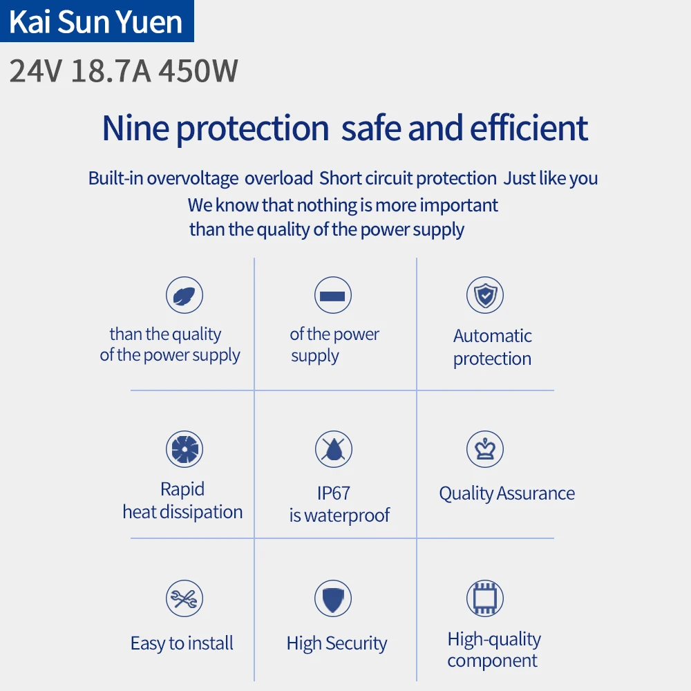 Водонепроницаемая Инженерная мощность 220 В переменного тока до 24 18. 8a450 Вт