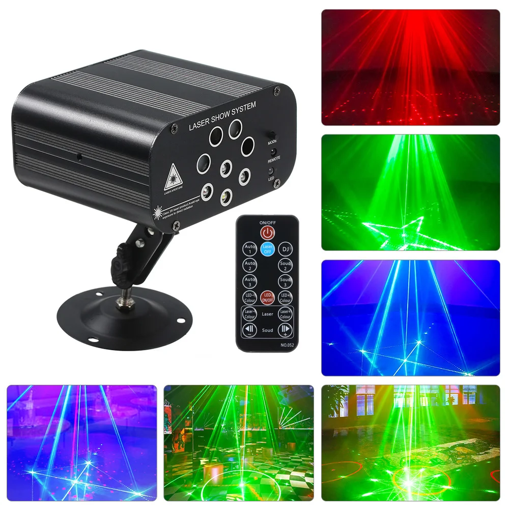 

Portable Energy Saving Mini Lottomr Lamp Multi-Function Halloween Disco DJ Stage Festival Colorful Projection Lamp