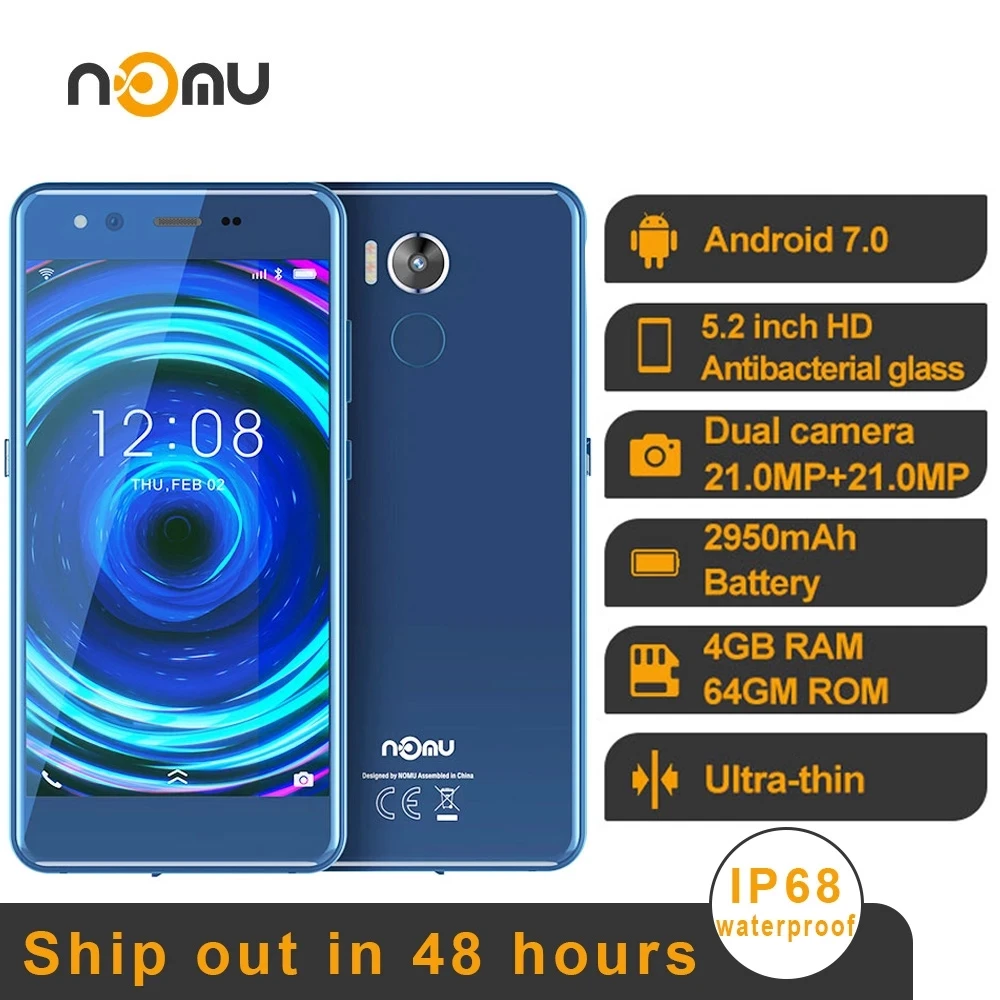Оригинальный смартфон Nomu M8 водозащита IP68 на базе android 7 0 Восьмиядерный процессор