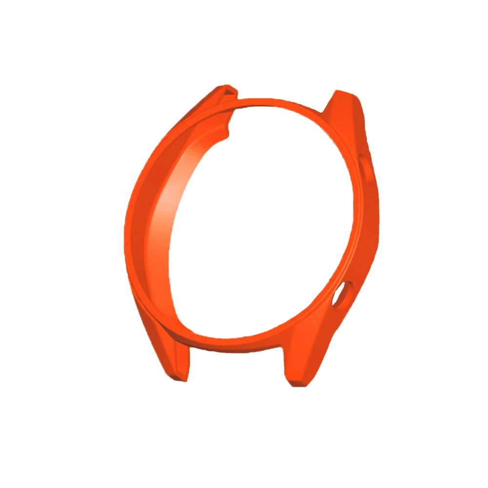orange Мягкий чехол из ТПУ, защитный чехол с защитой от царапин, защитная рамка для huawei Watch GT/GT 2 46 мм, аксессуары для умных часов - Цвет: orange
