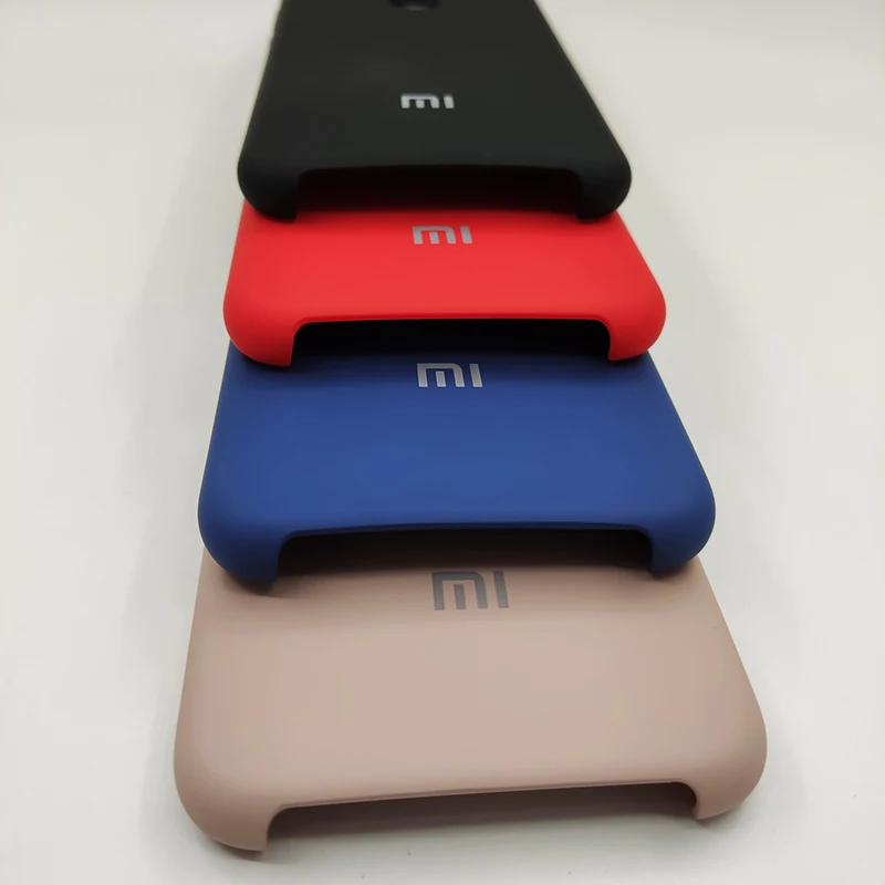 Xiaomi Redmi Note 7 Pro Liquid Silicone Case Official Soft TPU Silky Smooth Phone Back Cover For Note7 phone case | Мобильные