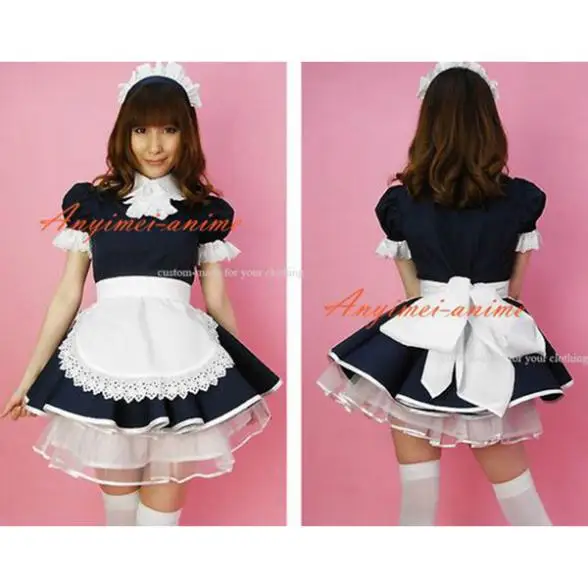 

Sissy Maid Dress Lockable Cotton French Maid Uniform Cosplay Costume Tailor-made[CK1240]
