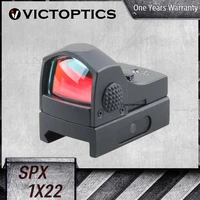 victoptics spx 1x22 red dot sight 3 5moa dot size 6 levels intensity 17x23mm window size optical rifle scope fit airsoft ar15