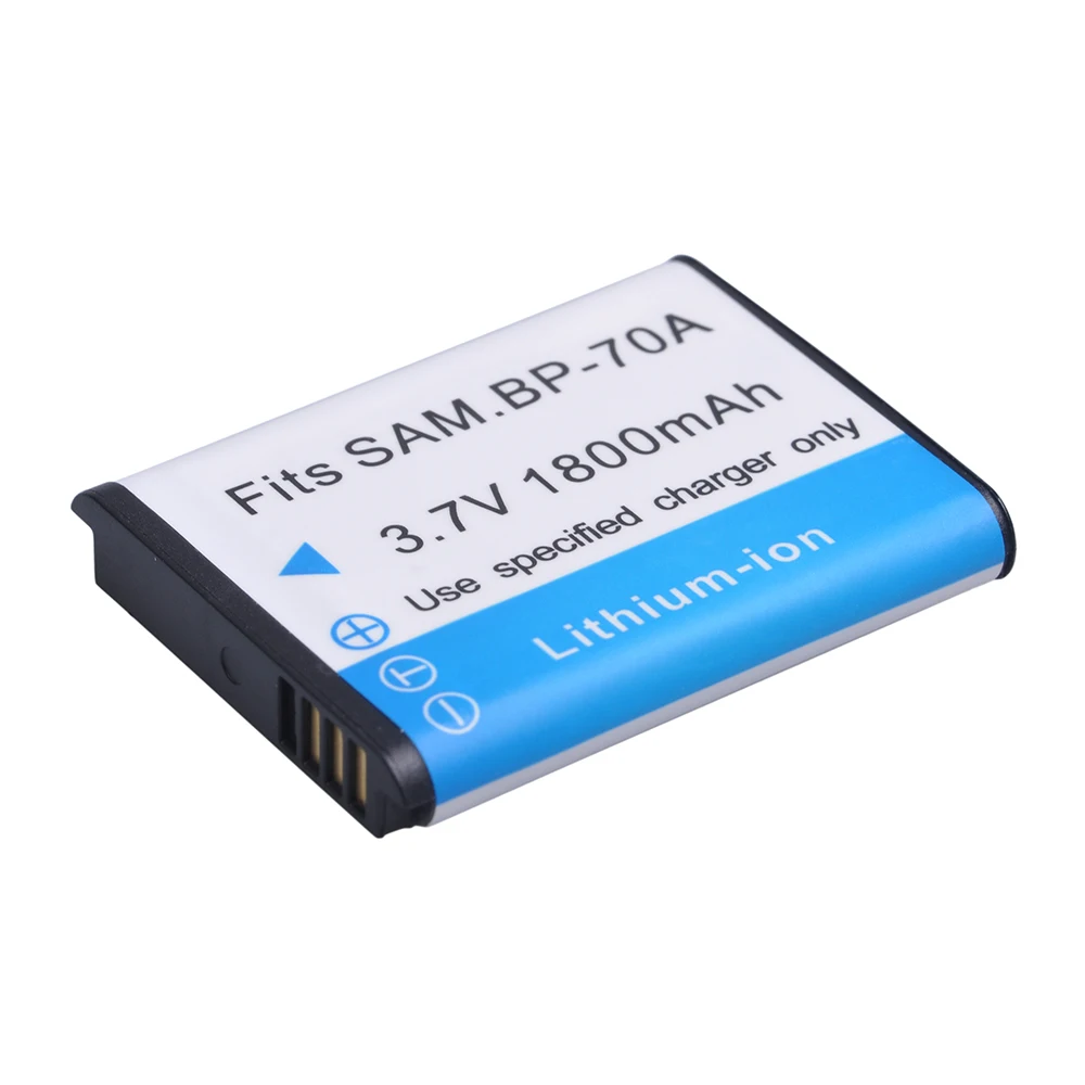 3 шт. 1800 мАч BP 70A BP70A аккумуляторная батарея для Samsung ES65 ES70 ES71 ES73 ES74 TL105 TL110 PL100 SL50 SL600