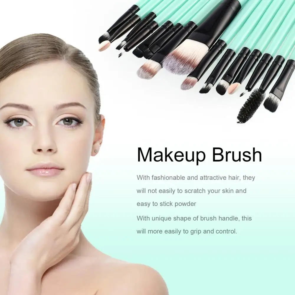 15 шт./компл. профессиональный макияж кисти набор с ресницами губами основа для