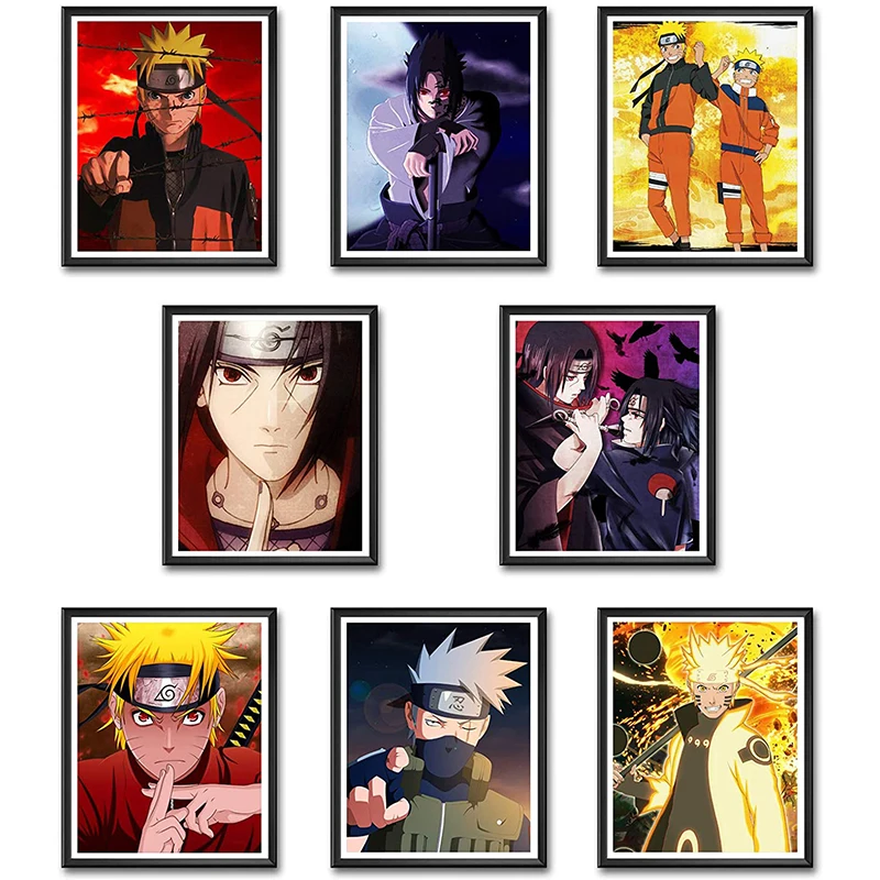 

Japanese Anime Canvas Painting Naruto Posters and Prints Print Mural Pictures Boy Room Bedroom Home Wall Decoration Gift Cuadros