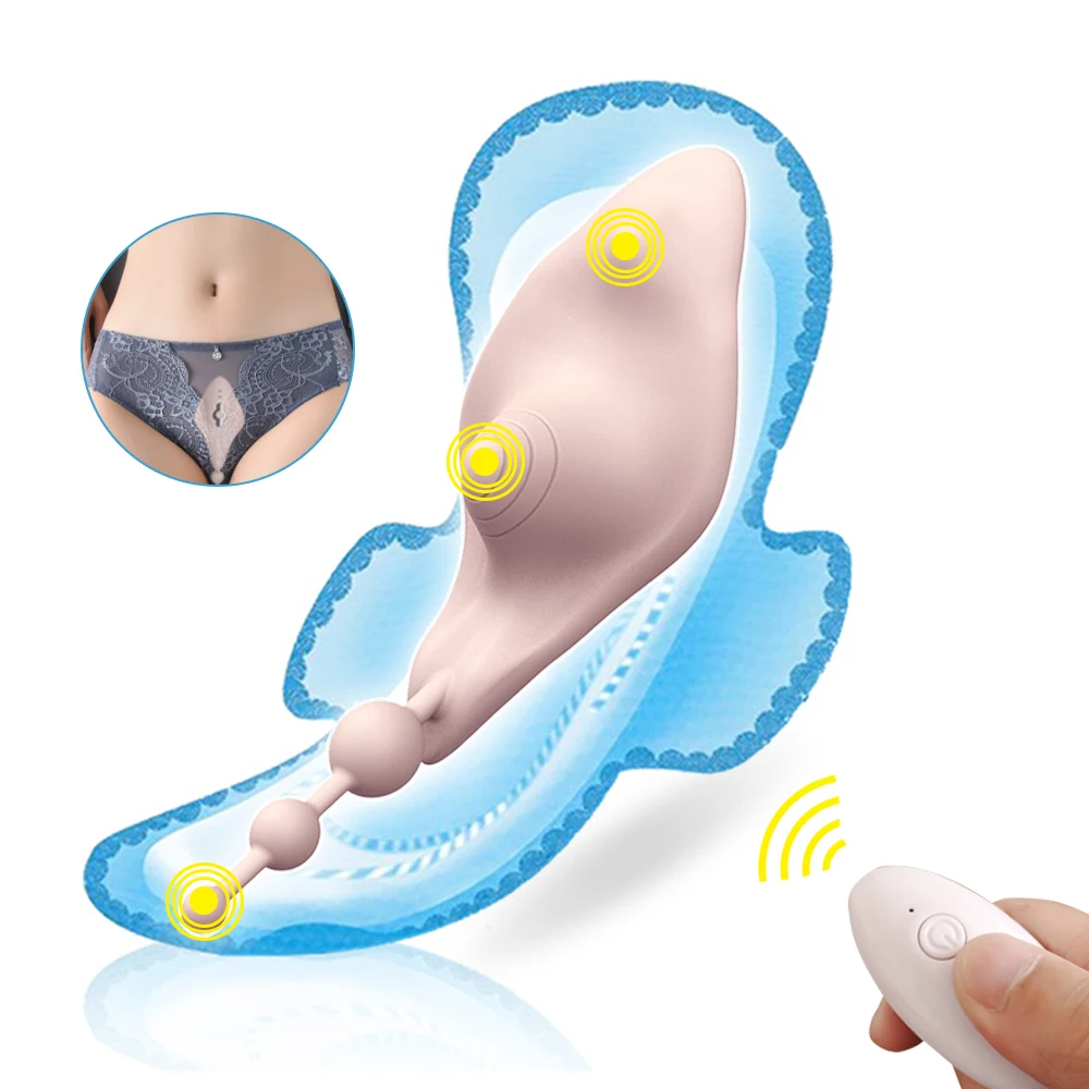 

Wearable Vibrator for Women Clitoral Stimulator Panty Vibrators Anal Plug Remote Control Invisible Vibrating Toys for Adults 18