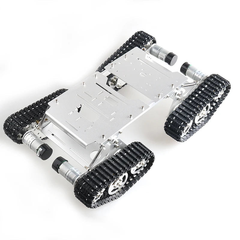 SZDOIT TS400 большой металлический 4WD Робот Танк шасси комплект гусеничный