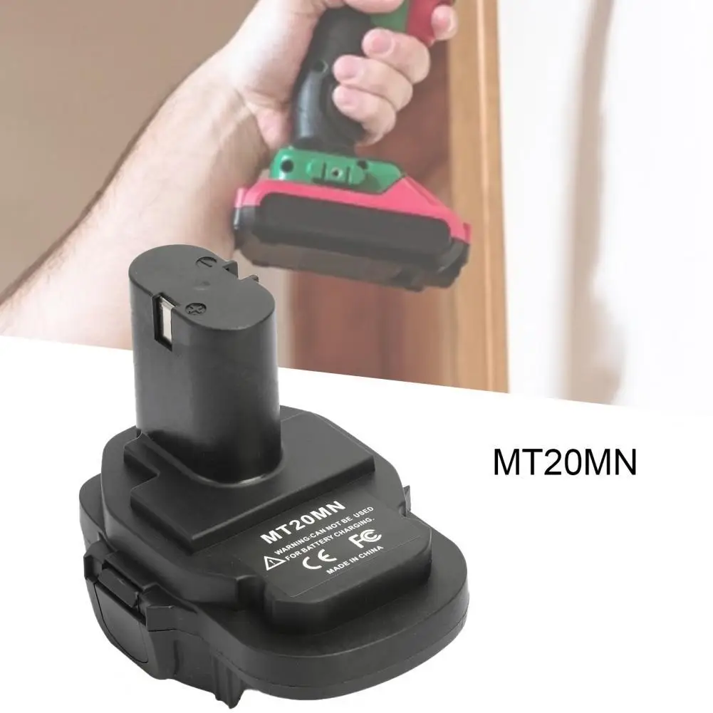 

MT20MN Battery Adapter Compact Replacement Fireproof ABS Portable18V to 18V Battery Converter for Makita