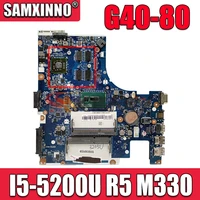 akemy aclu3 aclu4 nm a361 for lenovo g40 80 14 inch laptop motherboard sr23y i5 5200u radeon r5 m330 2gb grap mainboard works