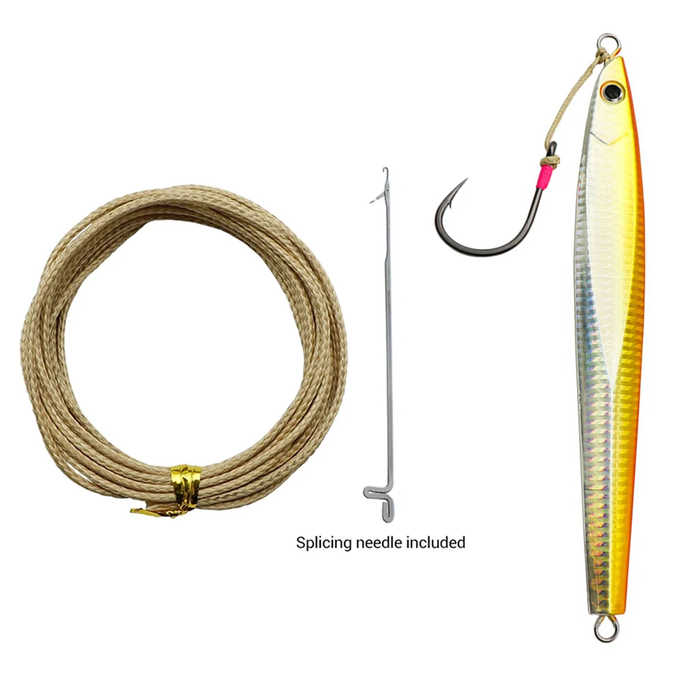 

120/170/250/330LB Braided Fishing Assist Line PE Binding Hook Line KHC Series Hollow Assist Cord Hook Binding Rope Arimid Fibres