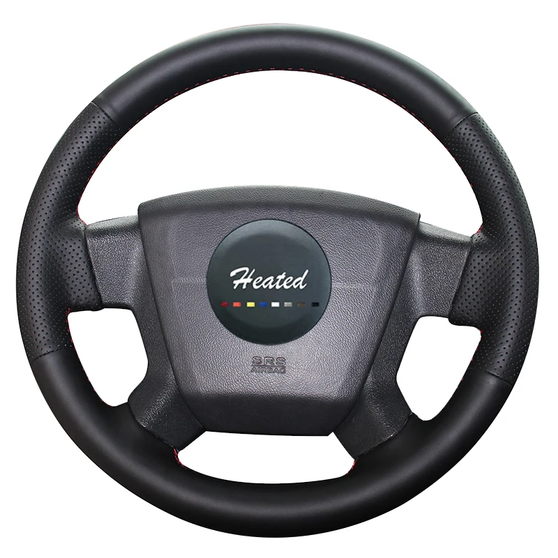 

Оплетка на руль для Jeep Compass 2006-2010 Old Patriot 2007-2010, искусственная кожа