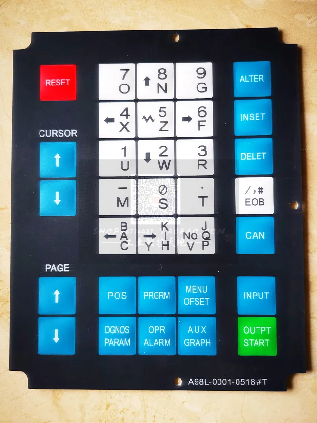 A98L 0001 0518 # T/A98L M 02 CNC HMI мембраны кнопки для клавиатуры оператор Панель|buttons buttons|button
