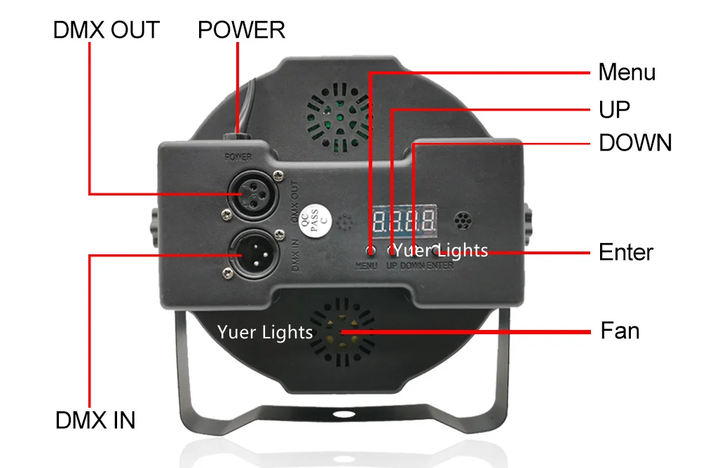 1 шт./лот светодиодный Par огни 36X 3W RGB светодиодный сценический свет DMX512 Par огни подходят для дискотеки DJ проектор машины вечерние украшения для дома