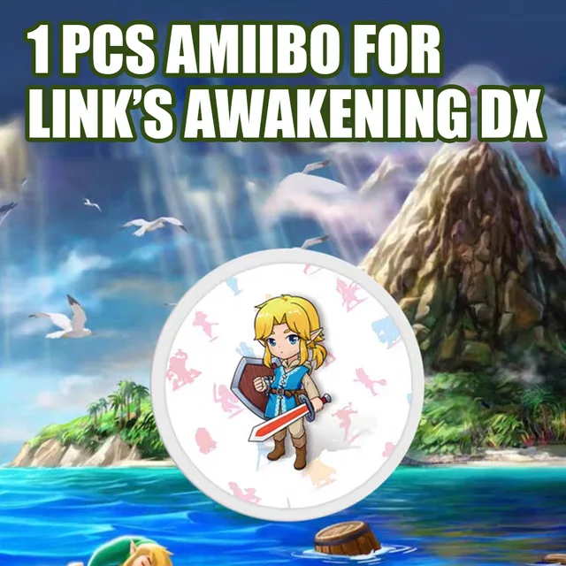 1pcs Awakening DX Легенда о Зельде Link's Awakening DX NTAG215 печатная NFC карта написанная Tagmo может работать для переключения последние данные полный набор - Цвет: 1pcs Awakening DX