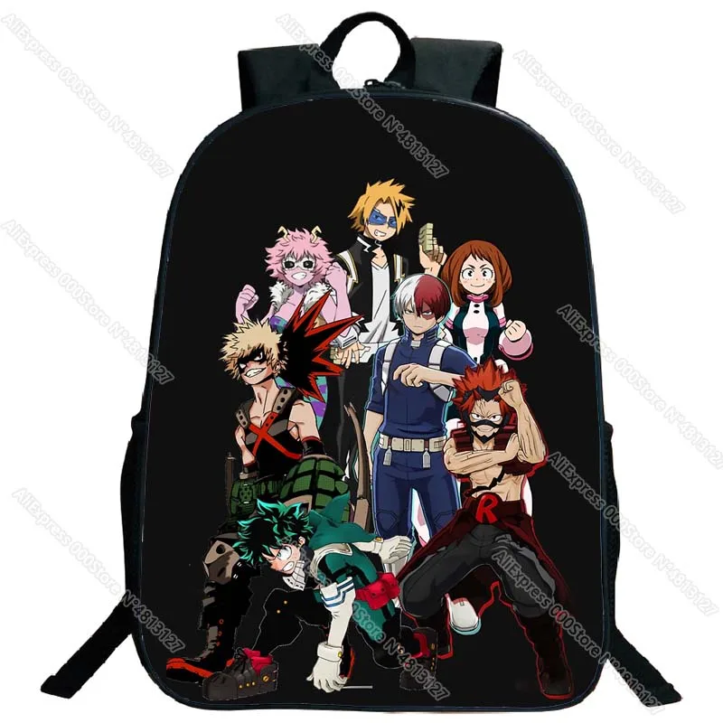 

Unisex Teens My Hero Academia Season 5 Backpack Student Anime Schoolbag Child Cartoon Knapsack Boys Girls Kids Rucksack Mochila