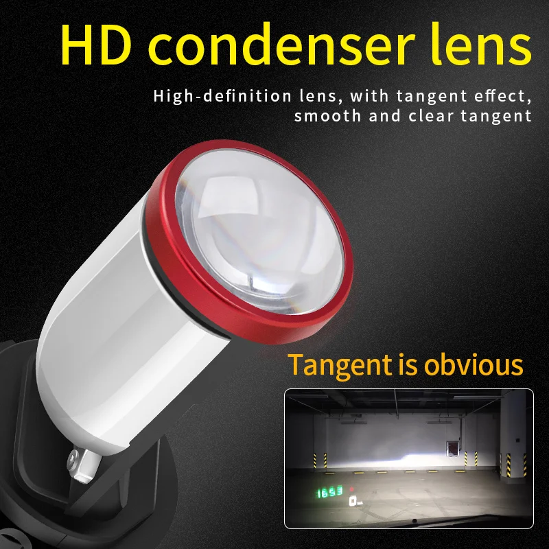 H4 LED Bulb Mini Projector Lens Car Headlamp Bulbs 8000LM Kit Conversion Hi/Lo Beam Headlight RHD LHD 6000K 12V 24V | Автомобили и