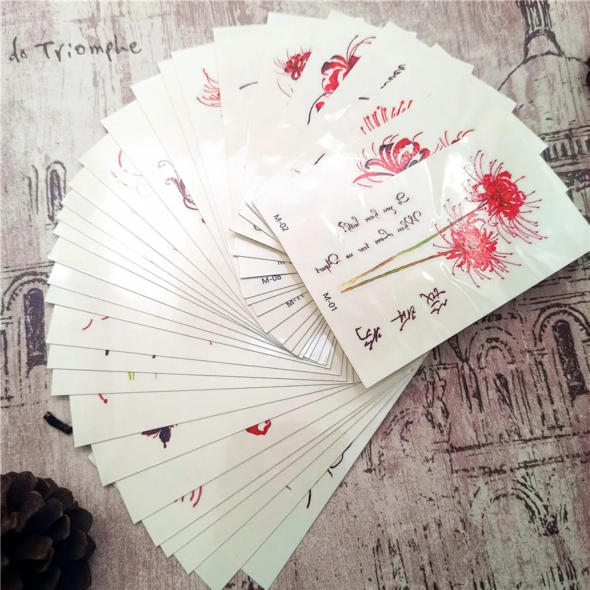 

30 шт., временные татуировки-наклейки на руку