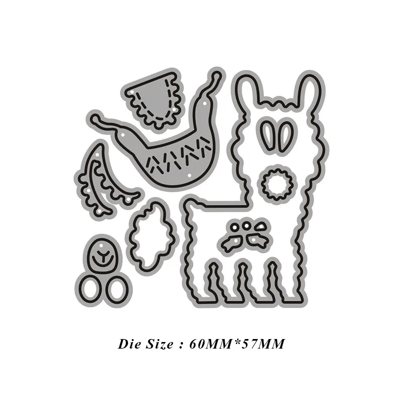 Металлические Вырубные штампы-пазлы с альпакой для скрапбукинга фотоальбома