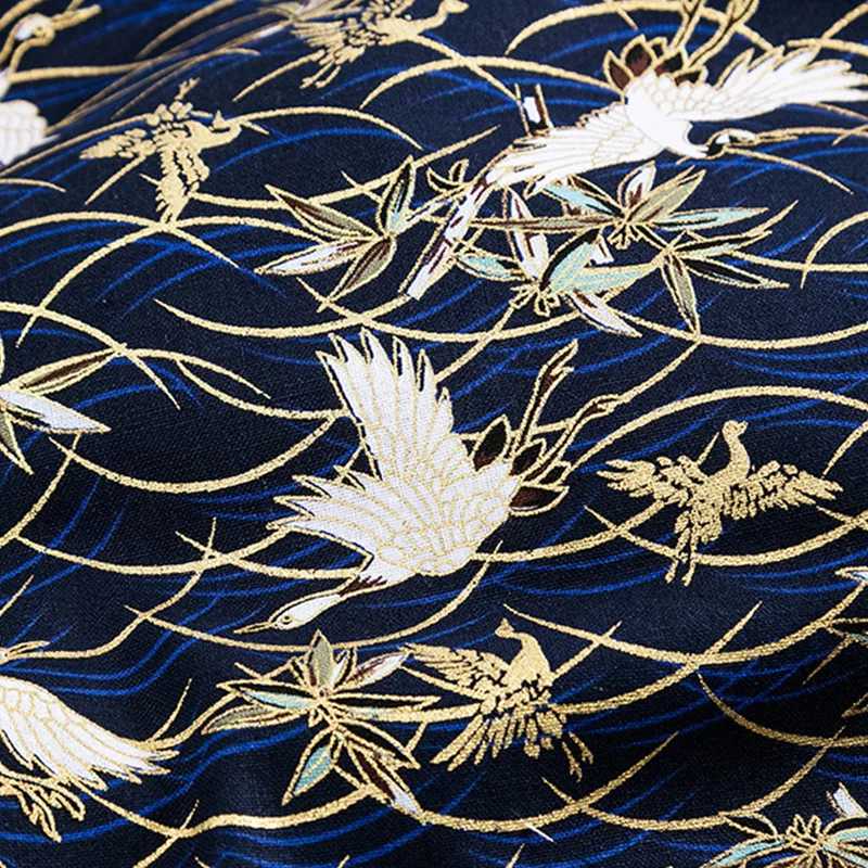 5 шт. японская ткань с цветами вишни Сакура хлопчатобумажная для