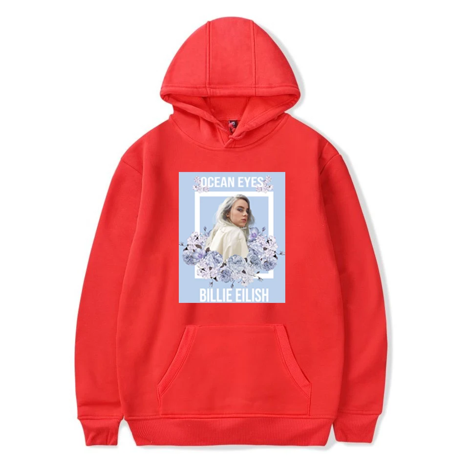 Уличная одежда Billie Eilish, толстовка с капюшоном, Мужская зимняя Толстовка с длинным рукавом в стиле Харадзюку, Повседневная Мягкая Белая простая Толстовка в стиле хип-хоп - Цвет: pink