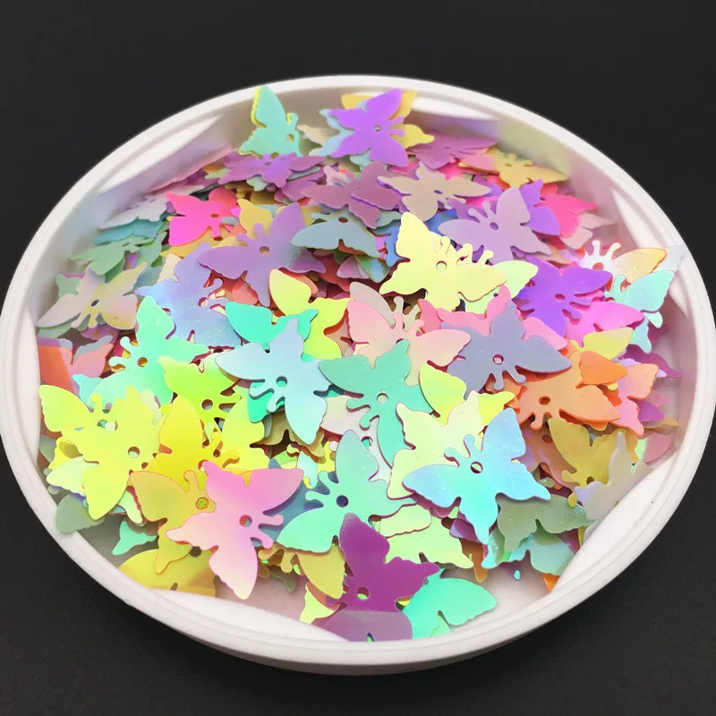 20 г Бабочка Форма ПВХ красочные свободные блестки пайетки вечерние искусство