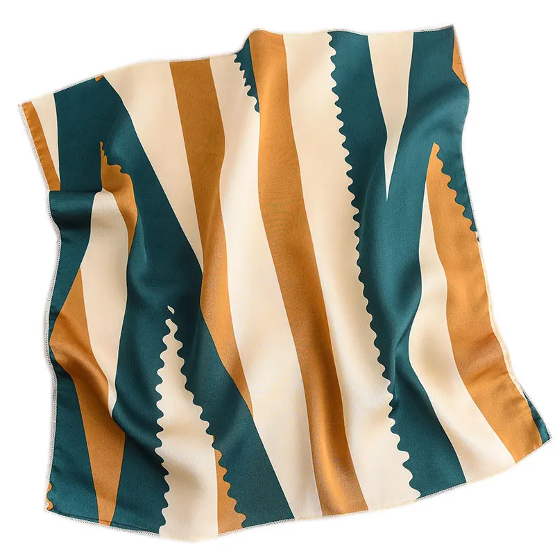 Новое поступление 2021 квадратный шейный шарф женский Шелковый брендовый