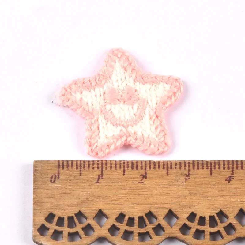 20 шт./лот аппликации в виде смайликов и звезд для рукоделия шляпы одежды Швейные