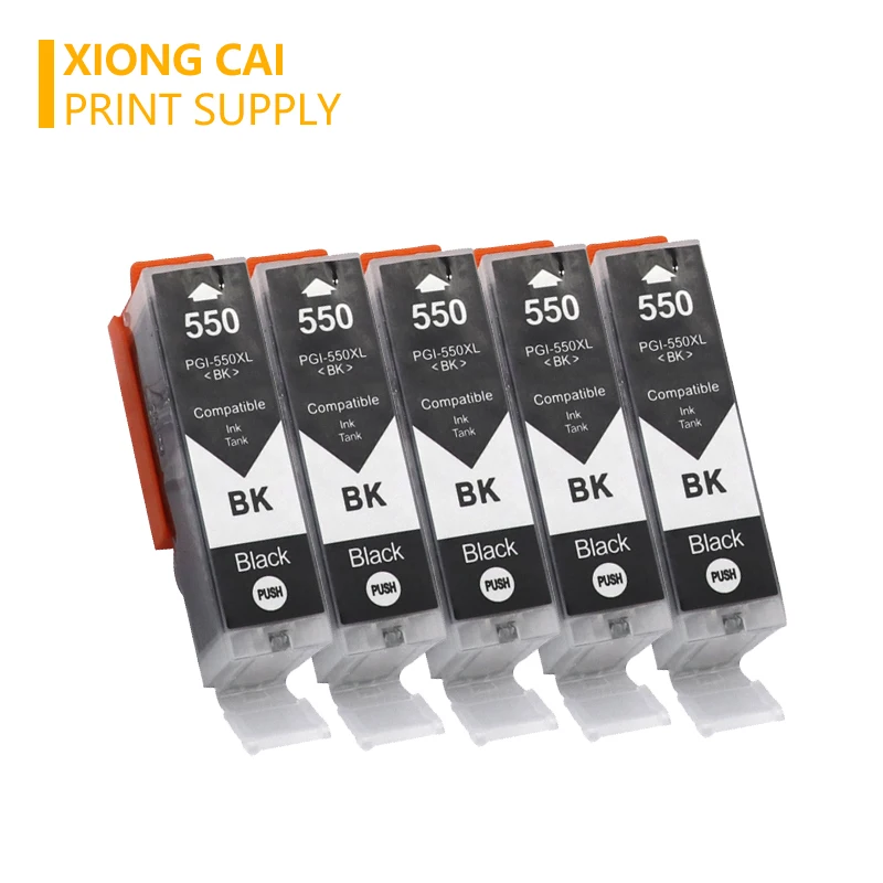 2020 черный PGI550 чернильный картридж для Canon PGI 550 XL PIXMA IP7250 MG5450 MX925 MG5550 MG6450 MG5650 MG6650 IX6850