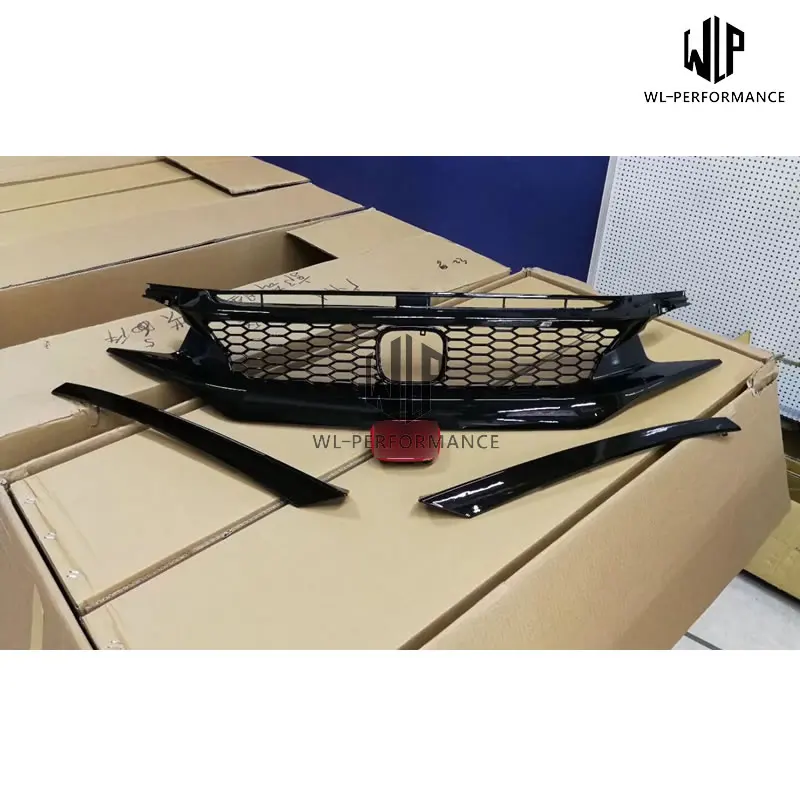 Высококачественный ABS Комплект кузова переднего бампера решетки радиатора для