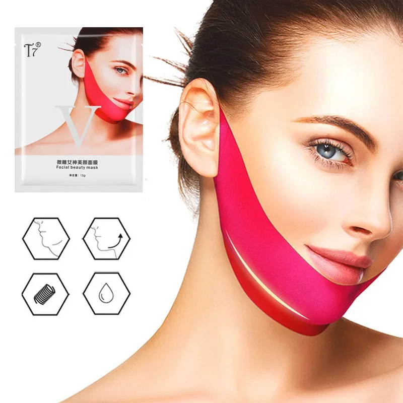 V shape маска для лица лифтинг укрепление кожи создает v образную форму увлажняющая