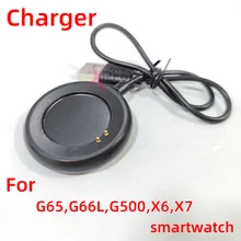 Original charger Cable For smart watch G65L G66L G500 X6 X7 smartwatch 2 pin Charger Watches USB Power Charger Charging