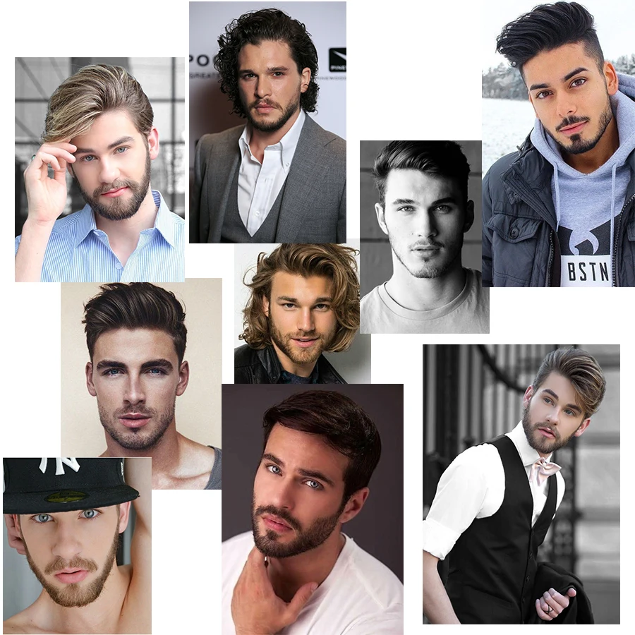 Алилидер 5 стилей кружевных бород для мужчин фальшивая борода мужчины усы макияж для кино и телевидения 100% натуральные волосы ручной работы.