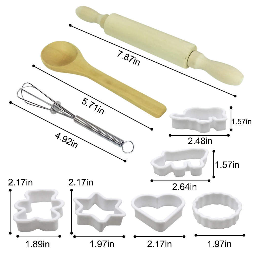 Набор для готовки и выпечки малышей с фартуком набор ролевых игр шеф повара из 15