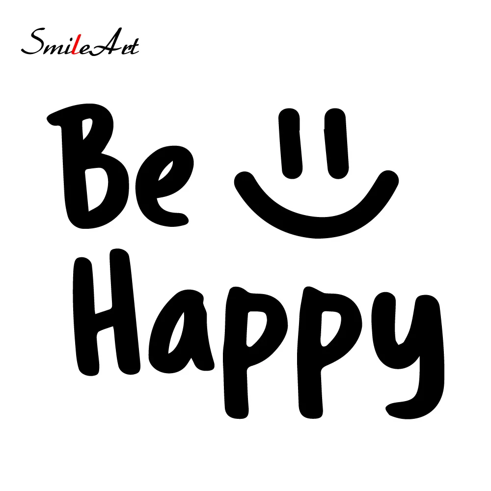 Автомобильные двери быть счастливым автомобиль наклейка внедорожный