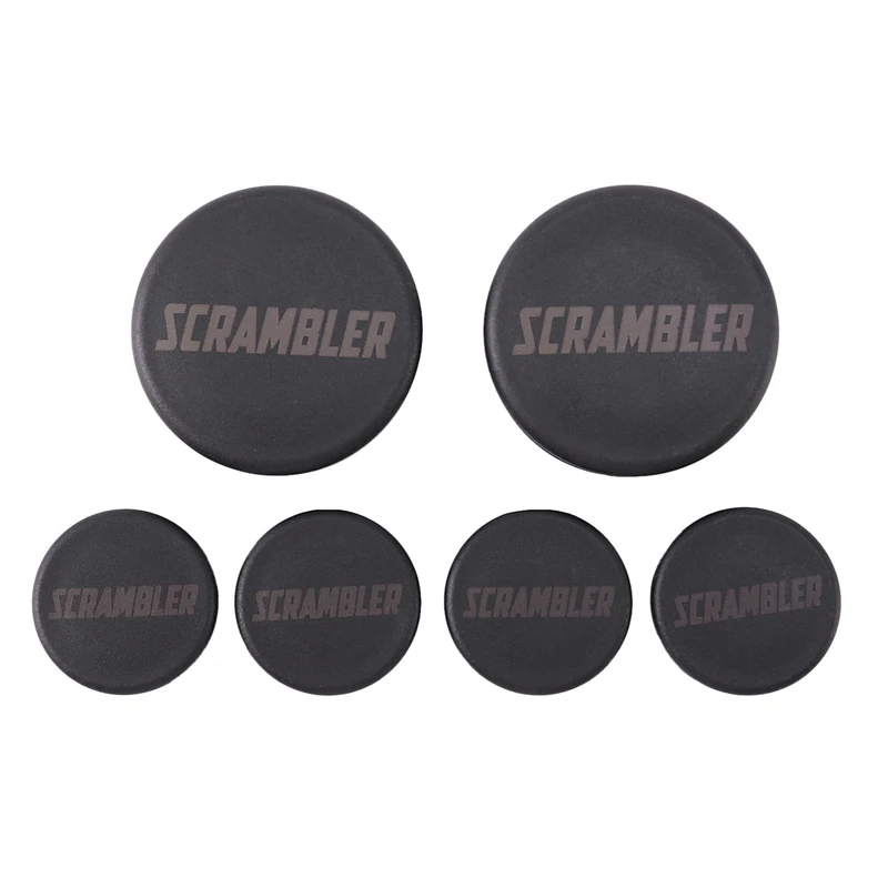 

Motorcycle Frame Hole Cover Caps Plug Decorative Frame Cap for Ducati Scrambler 400 800 2014-2019