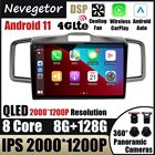 Автомагнитола 2 Din на Android 11, 8 + 128 ГГц, 2 Din