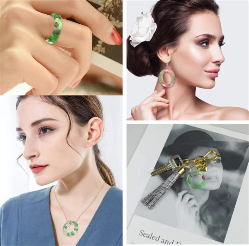 

DIY Silicone Rings mold Handmade Finger Rings Shape Silicone Epoxy Mold UV Resin Moulds Pendant Tools Craft Jewelry Making