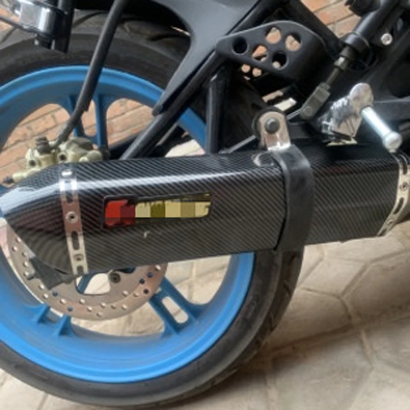 470 мм мотоцикл Akrapovic выхлопная труба Escape универсальный модифицированный скутер глушитель дБ убийца глушитель для Z250 MT03 ATV Dirt Bike