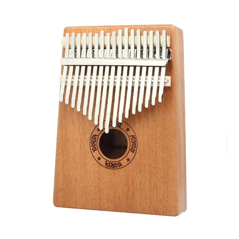 

Пианино Kalimba для большого пальца, 17 клавиш, корпус из высококачественного красного дерева, музыкальный инструмент с сумкой для молотка для н...
