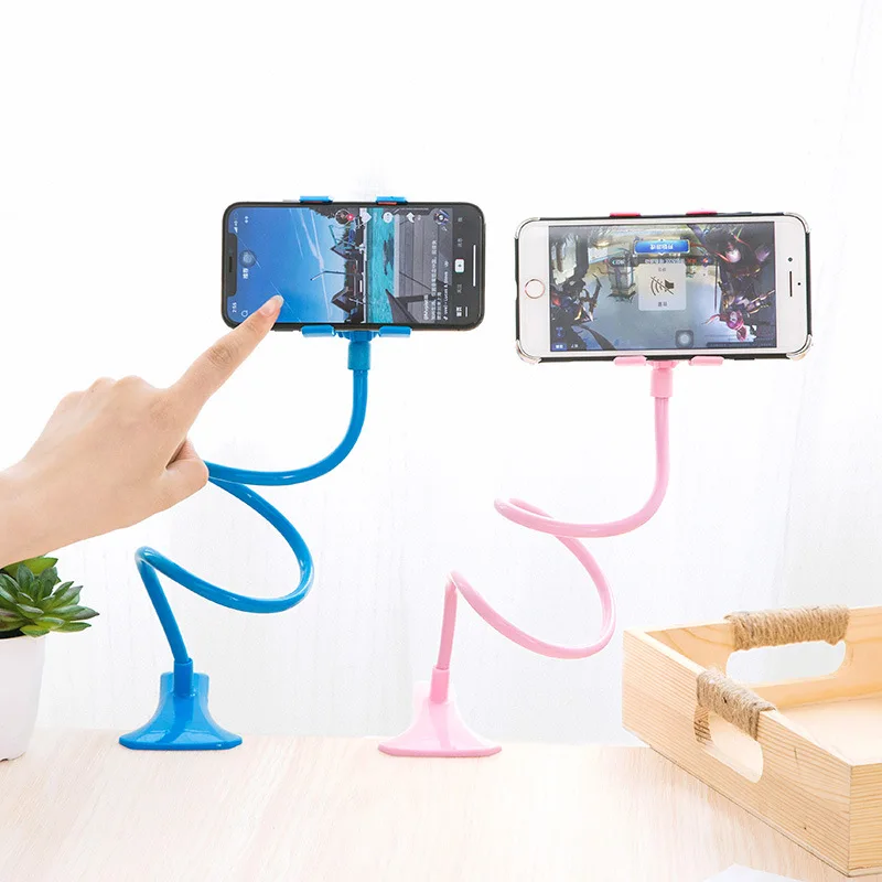 

Flexible 360 Clip Mobile Cell Phone Holder Lazy Bed desk Bracket Mount Stands Halloween Christmas Holiday Birthday Gift