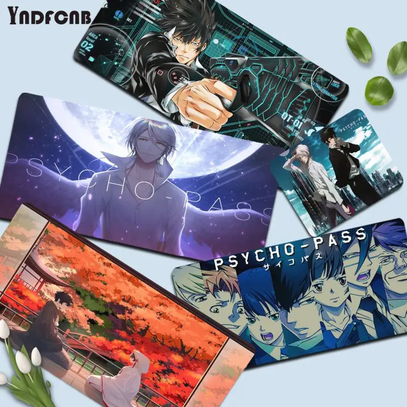 

YNDFCNB PSYCHO-PASS Beautiful Anime Mouse pad Mat Size for Rubber Mousemats Deak Mat for overwatch/cs go/world of warcraft