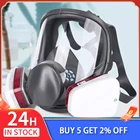 6800 противозапотевающая маска для лица, Органическая кислота, аммиак против распыления, формальдегид, респиратор, фильтр с активированным углем