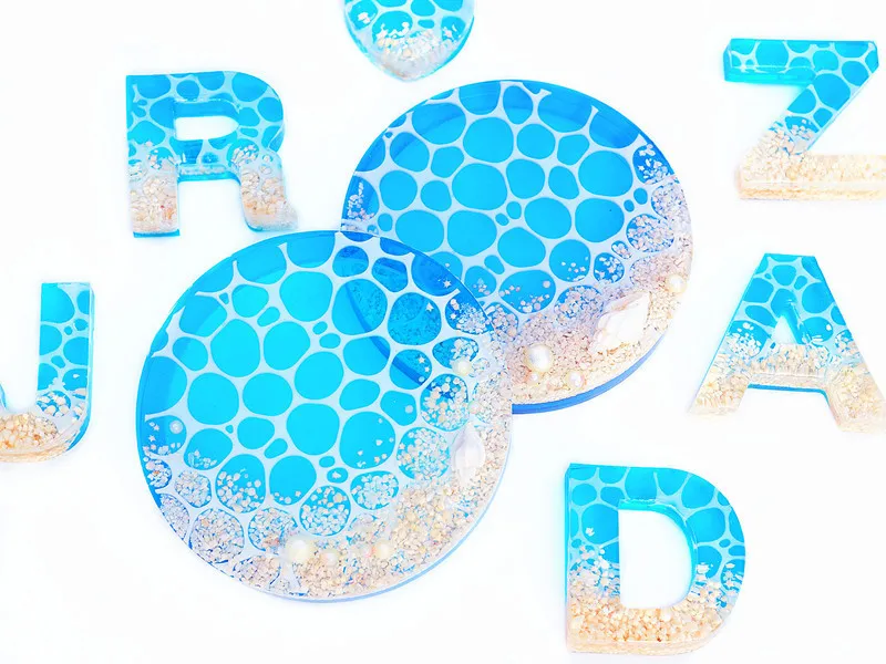 УФ-смола эпоксидная смола клей силиконовая форма ручная работа формы водные