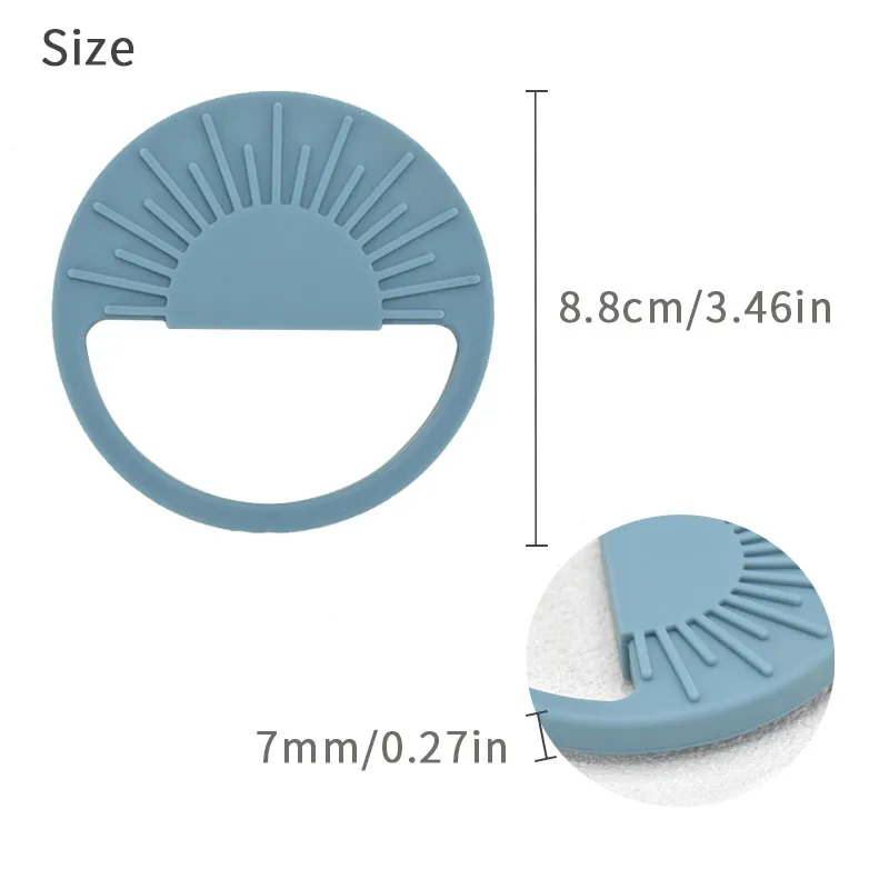 

2021BPA Free Silicone Baby Teether Sun Shapes Food Grade Silicone Chewing Molar Teething Ring Toy Accessories Kids Teeth Nursing