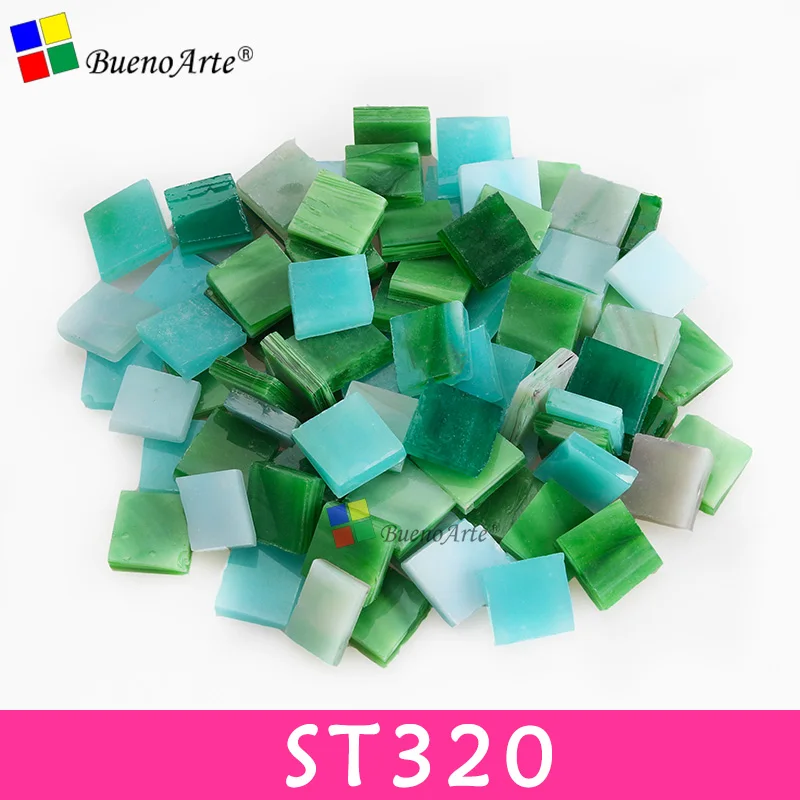 ST320 200 г/270 шт 10X10 мм 3/8 дюйма микс витражные полосы, мозаичные хобби, DIY Поставщик материалов, Мини Свободные Стеклянные детали Тиффани - Цвет: ST320